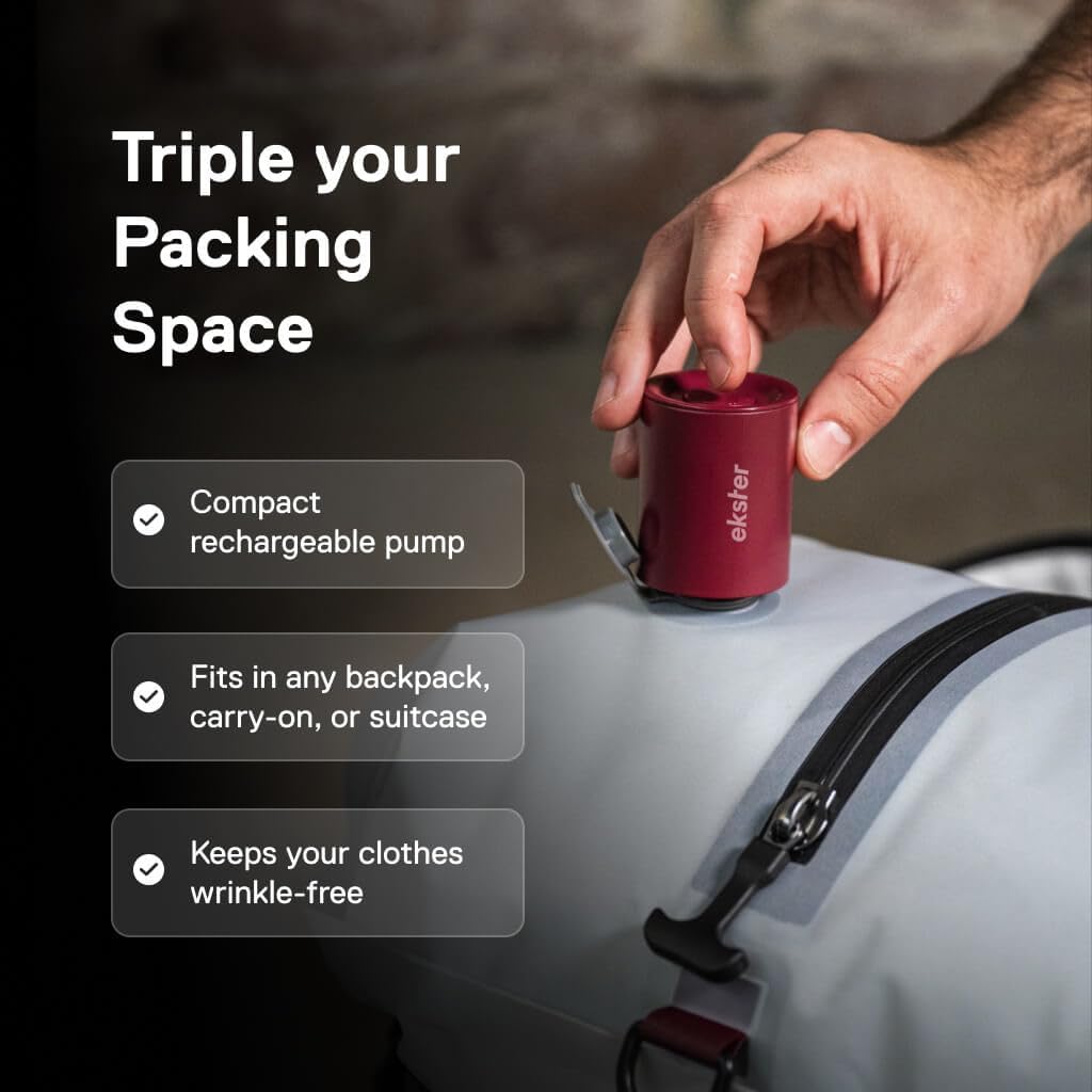 Vacuum Seal Travel Duffel Bag With Pump