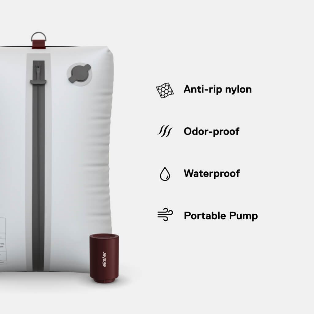 Vacuum Seal Travel Duffel Bag With Pump