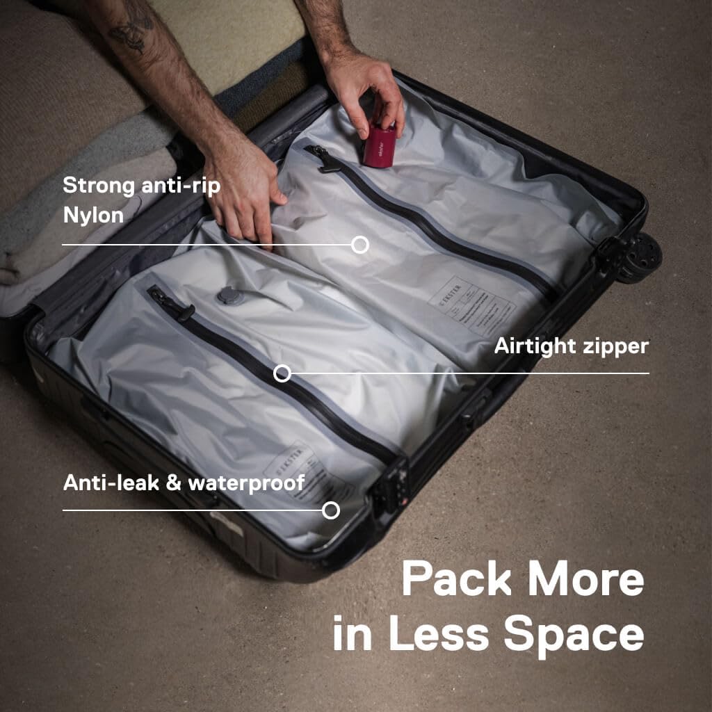 Vacuum Seal Travel Duffel Bag With Pump
